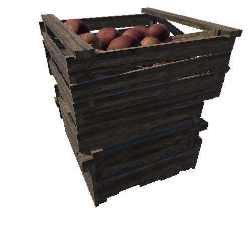 Food Crate Stack Apples